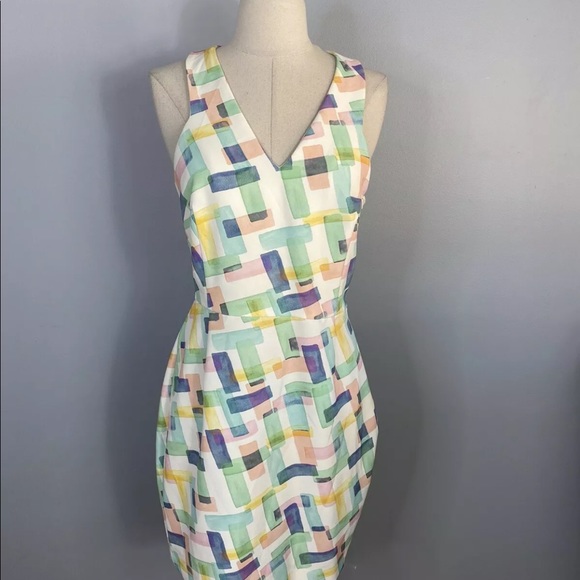 Zara Basic Womens Size M Checked Fit And Flare Knee length - Picture 2 of 5